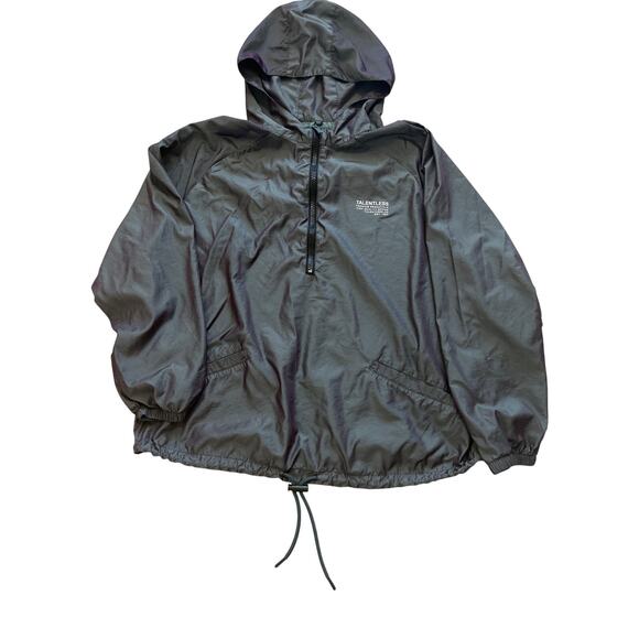 Talentless Reflective Track Jacket Reflective Chrome Size 2X Half Zip - Picture 1 of 10